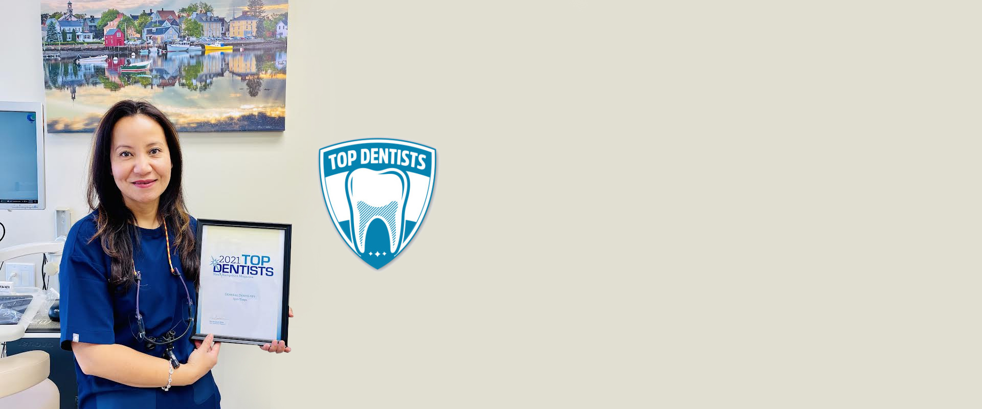 Dr. Jyoti Thapa winning 2021 Top Dentist